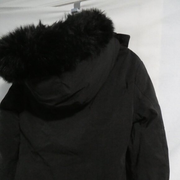 TOBOGGAN Cold Weather Gear | xs - extra small | Black Hooded Long Parka Coat - Picture 13 of 15